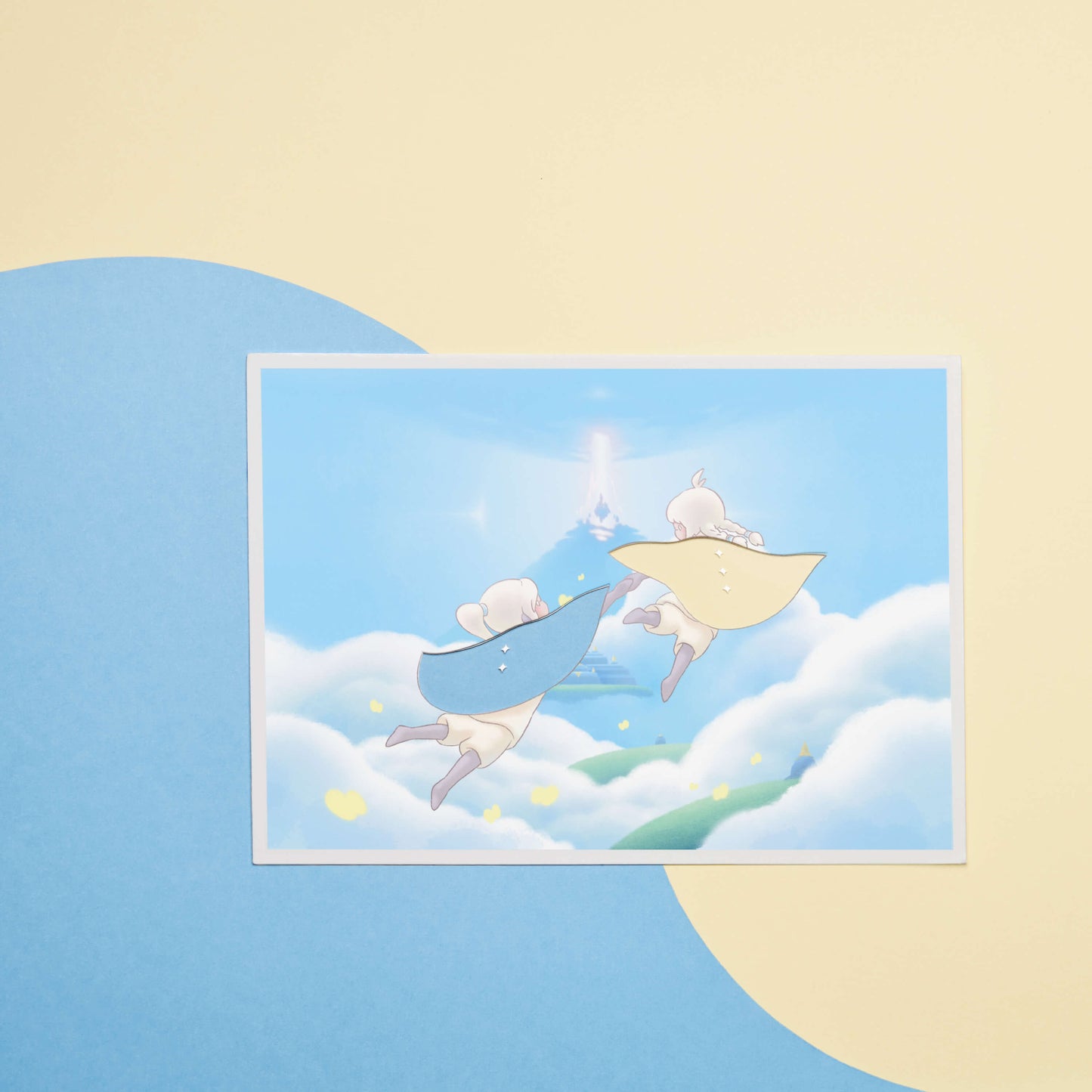 Sky 투명 필름 엽서