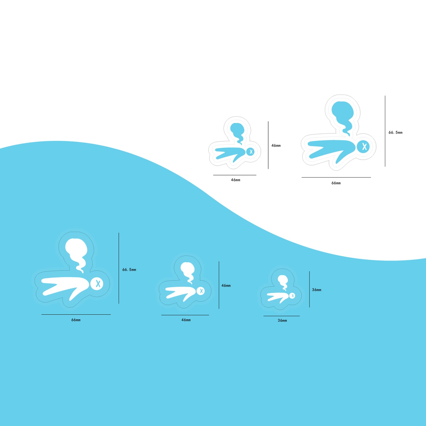 Sky 제스처 스티커