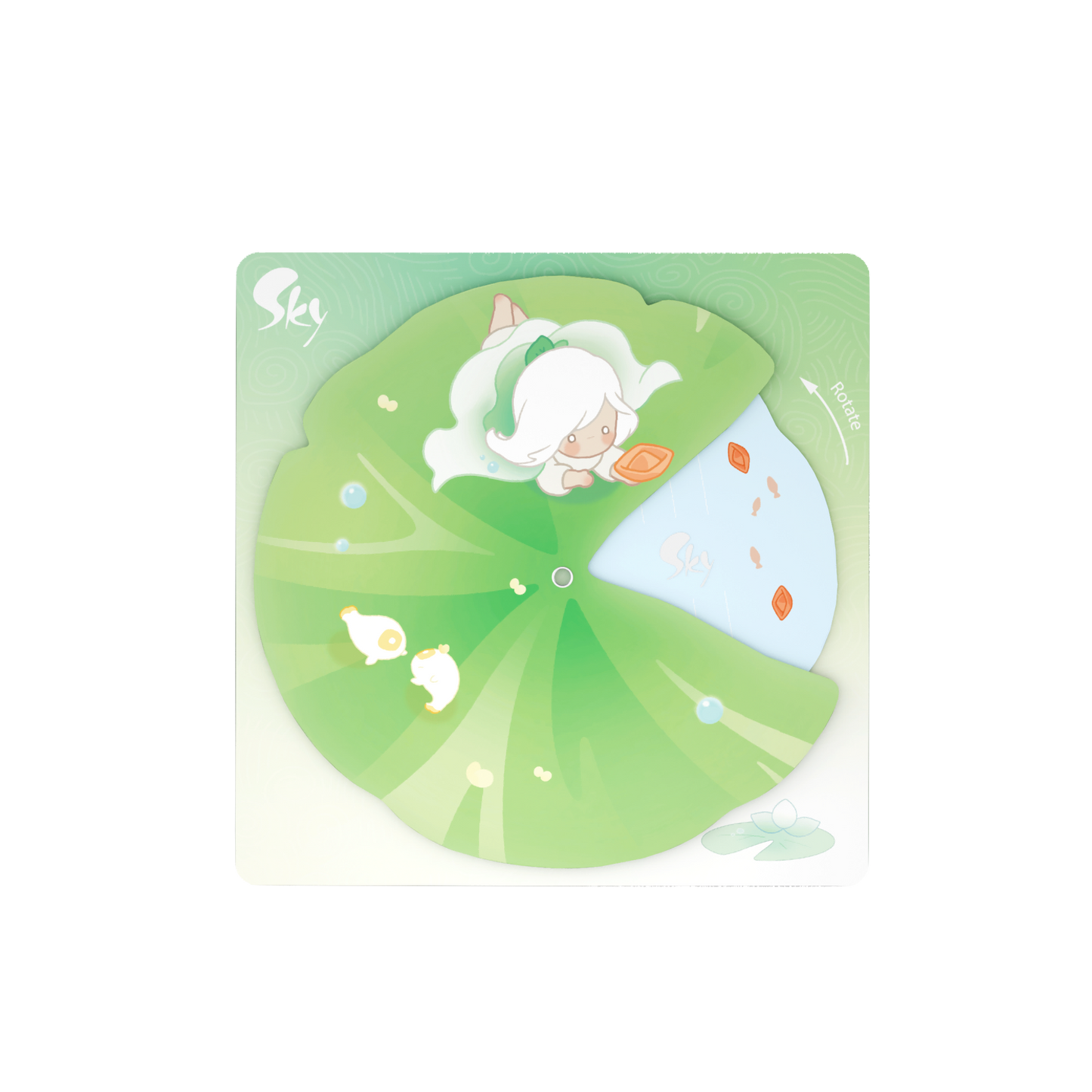 Sky Lily Rotary Collectible Card