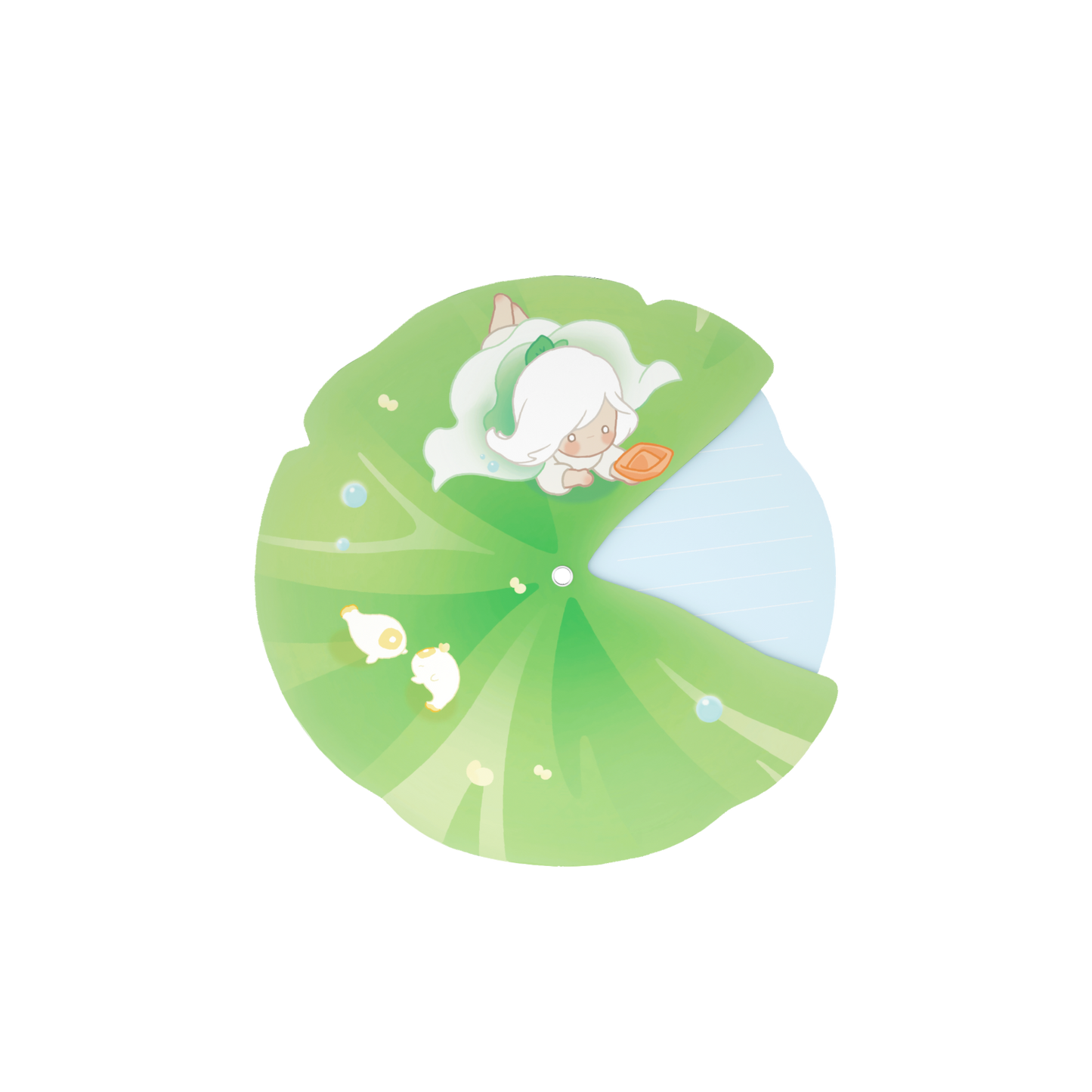 Sky Lily Rotary Collectible Card