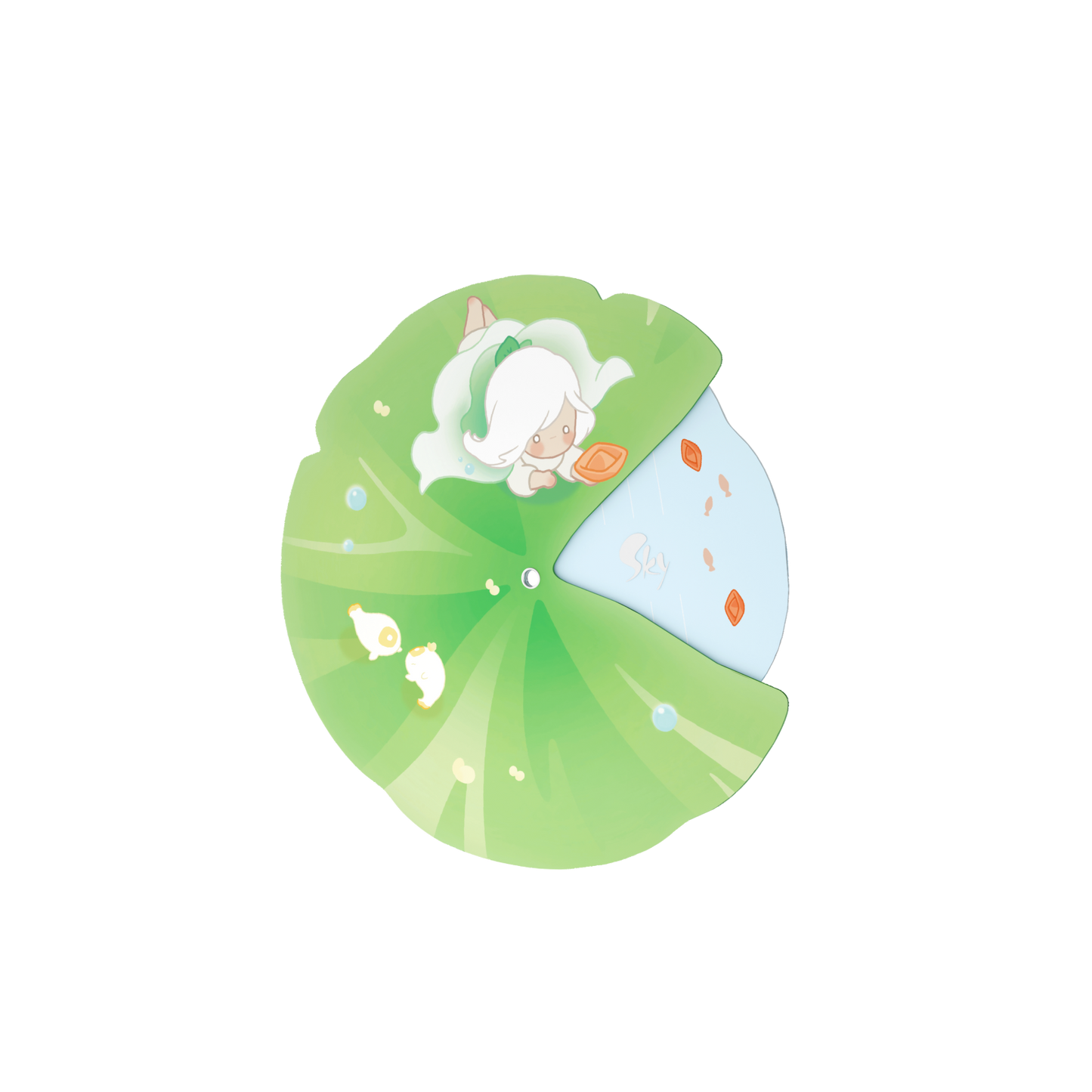 Sky Lily Rotary Collectible Card