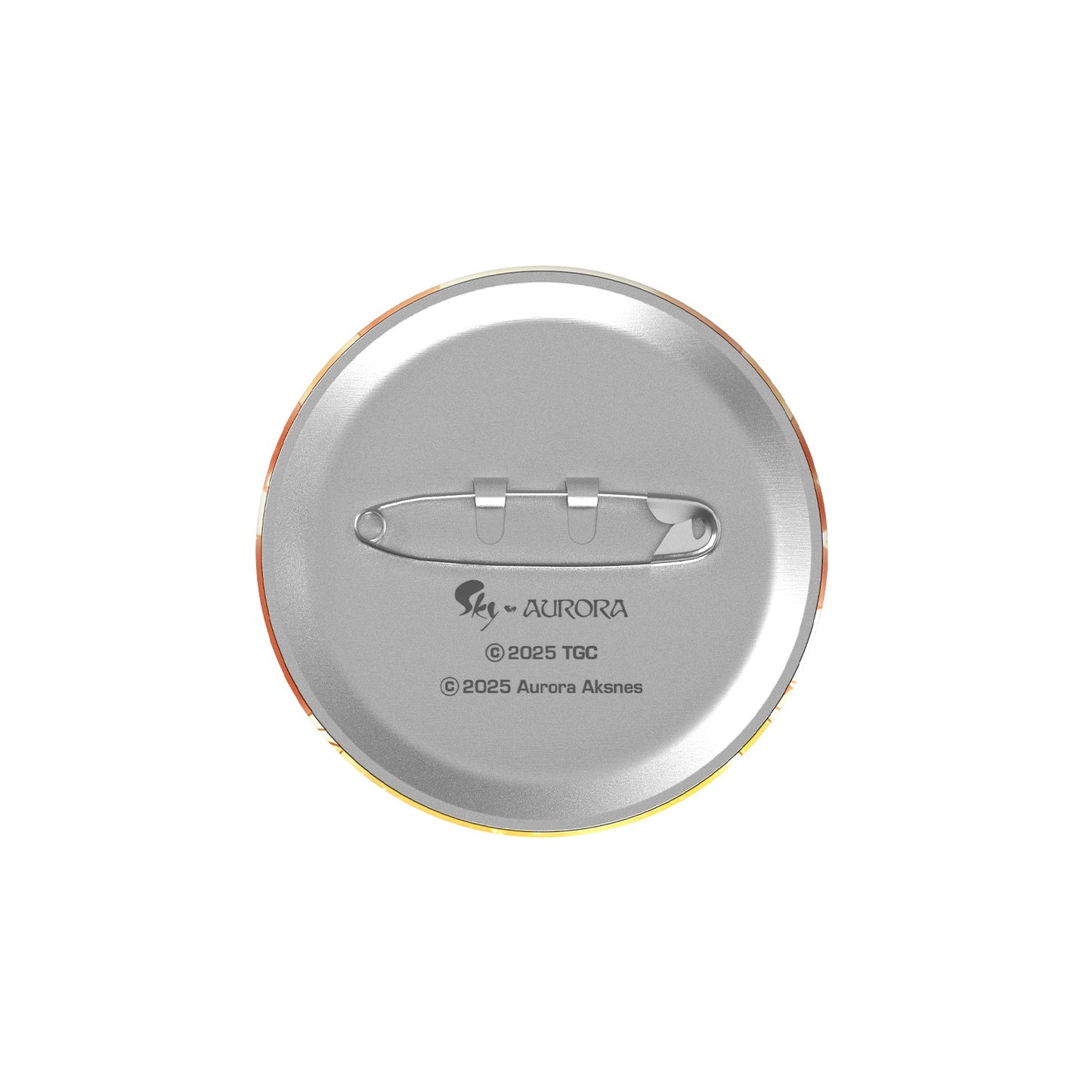 Sky x AURORA Button Pin I
