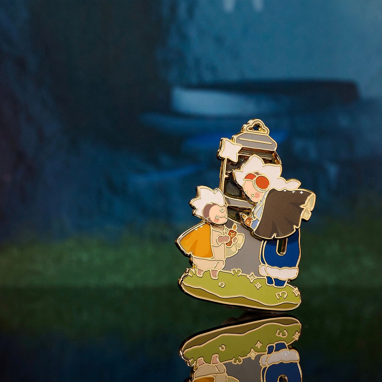 성장 주문 핀배지