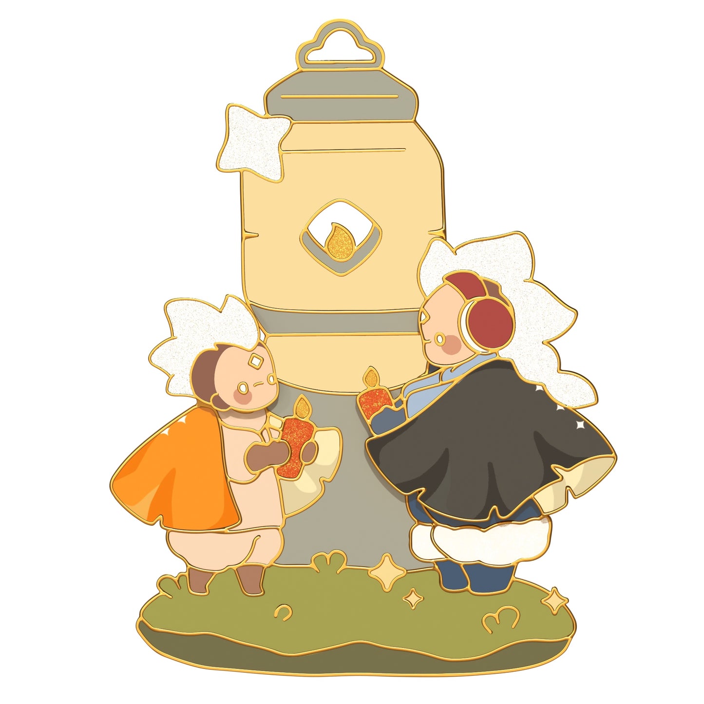 성장 주문 핀배지