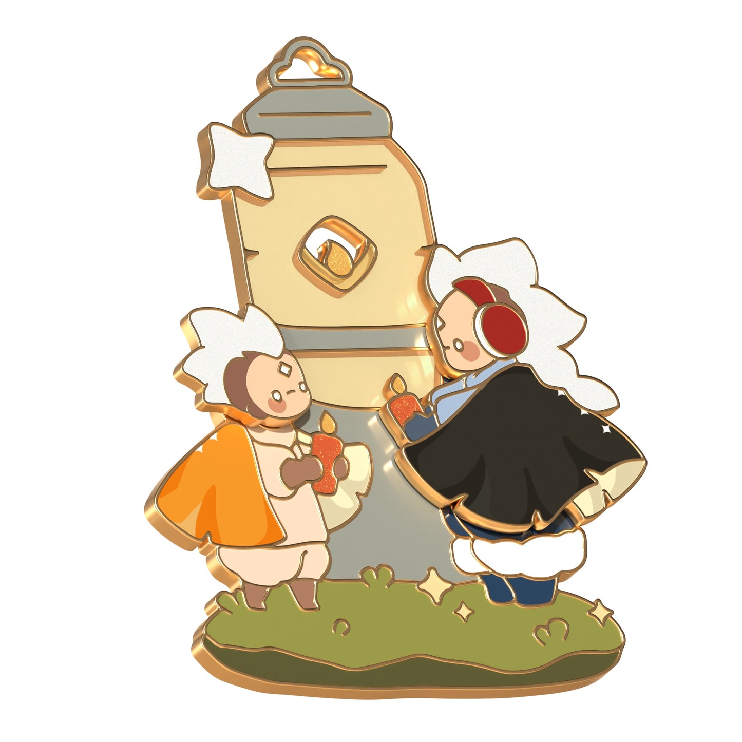 성장 주문 핀배지