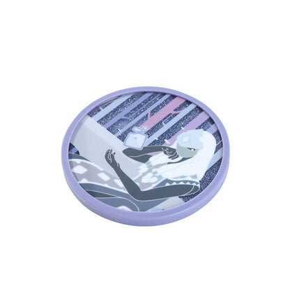 아크릴 퀵샌드 글리터 컵받침