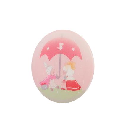 Sky X Moomin 렌티큘러 버튼형 핀배지