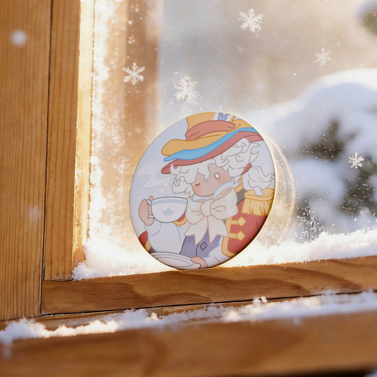 Sky Button Pin - Days of Feast