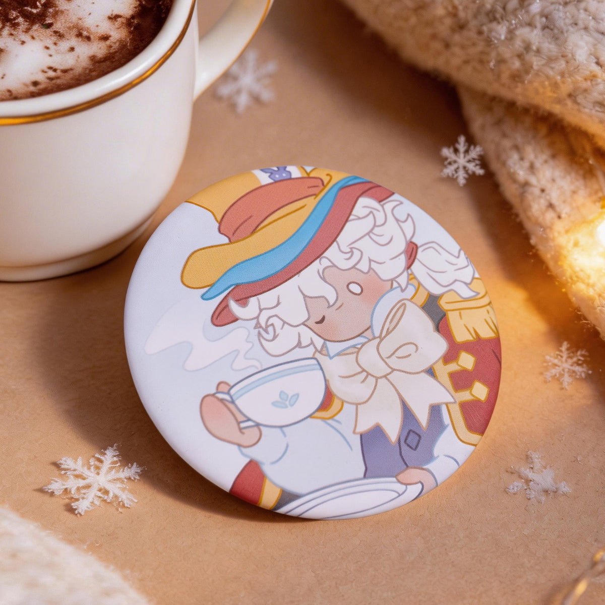 Sky Button Pin - Days of Feast