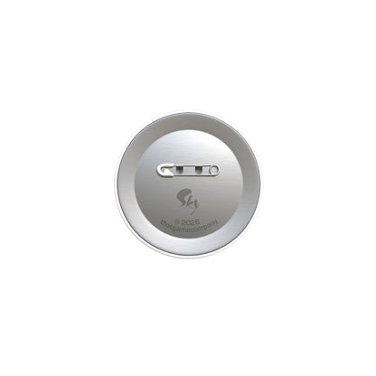 Sky Cookie Button Pin - Dark Dragon