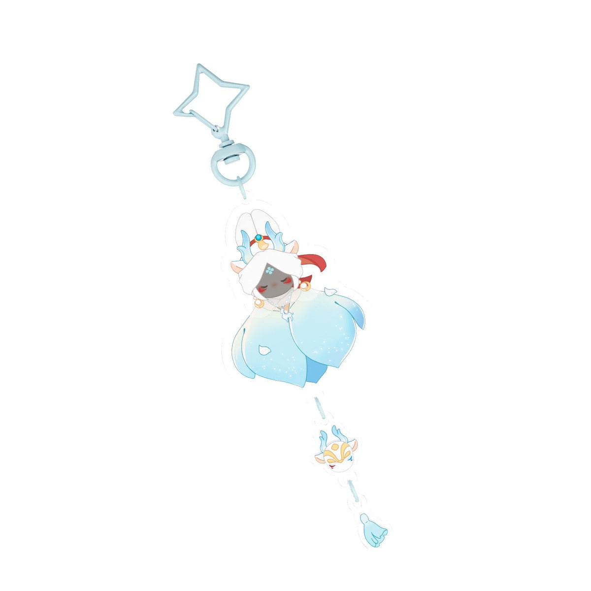 Sky Acrylic Wobbly Keychain - Season of the Nine-Colored Deer