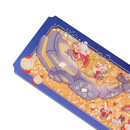 아크릴 퀵샌드 글리터 티켓 - 행복의 날