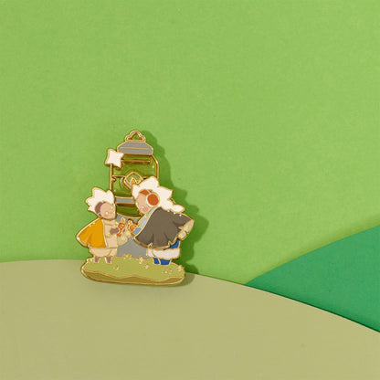 성장 주문 핀배지