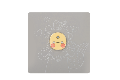 새해맞이 가면 핀배지