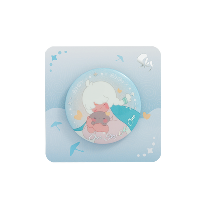 Sky 버튼 핀  - 껴안기