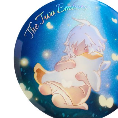 Sky Button Pin - Embrace of Light