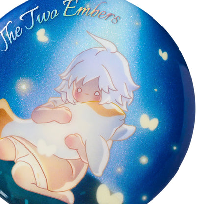 Sky Button Pin - Embrace of Light