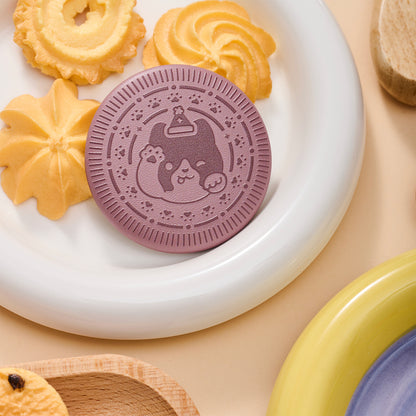 Sky Cookie Button Pin - Little Oreo