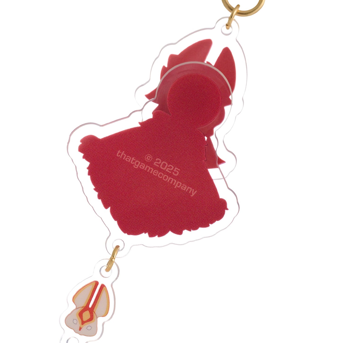 Sky Acrylic Wobbly Keychain - Days of Fortune Rabbit Mask