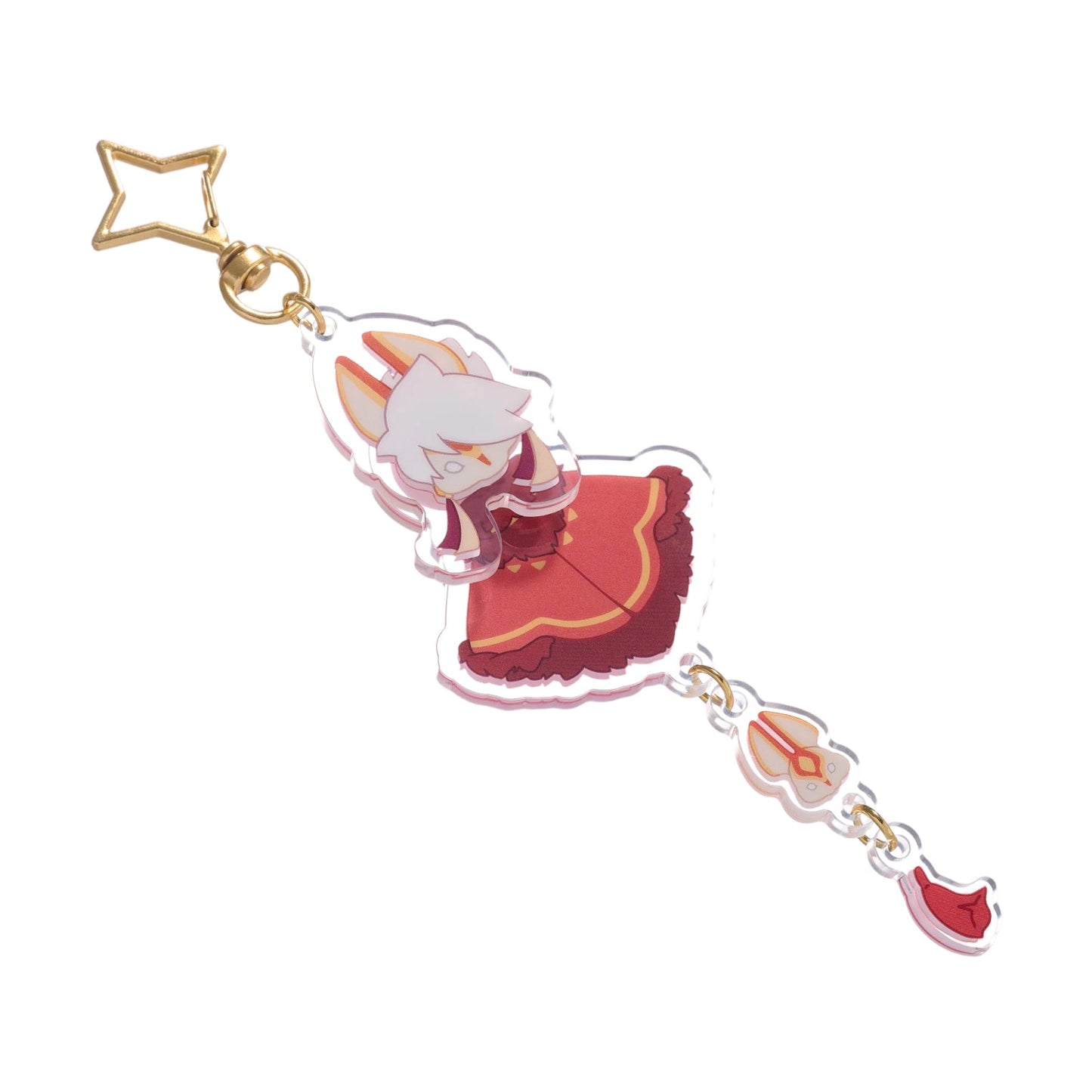 Sky Acrylic Wobbly Keychain - Days of Fortune Rabbit Mask