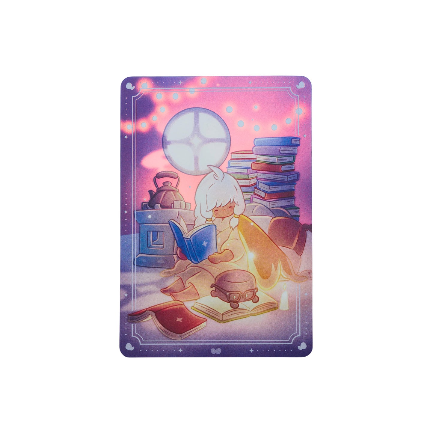 Sky Collectible Card - Timid Bookworm