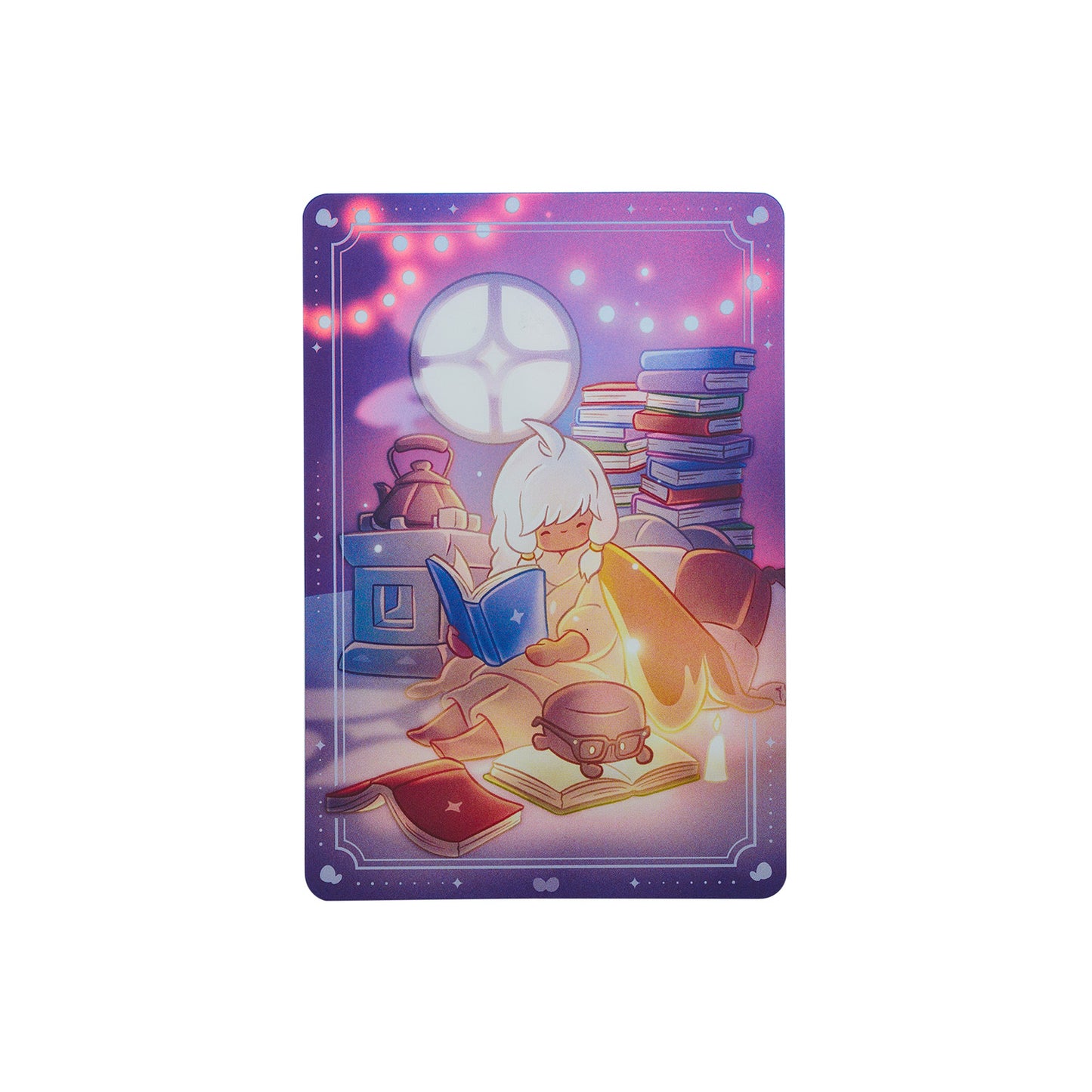 Sky Collectible Card - Timid Bookworm
