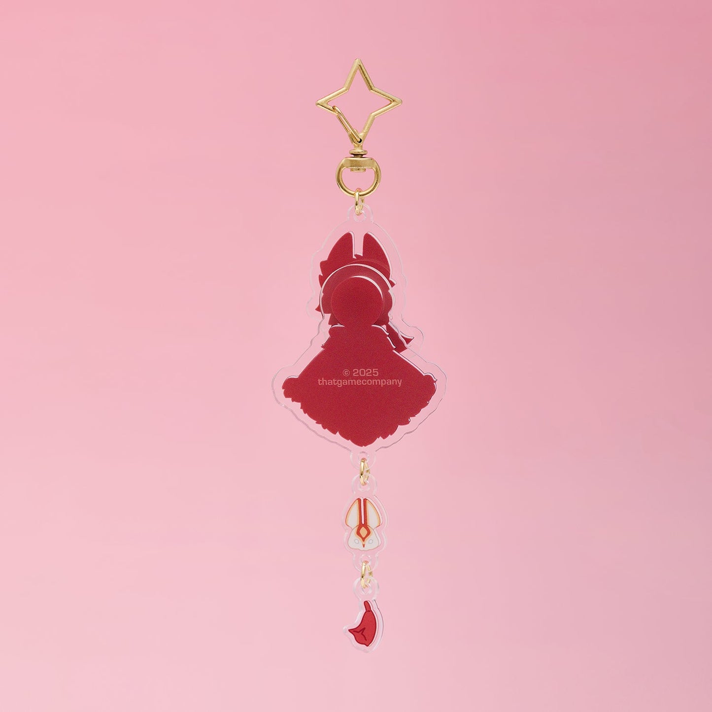 Sky Acrylic Wobbly Keychain - Days of Fortune Rabbit Mask