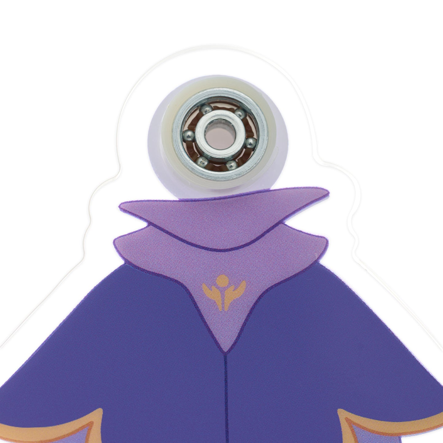 Sky Acrylic Wobbly Keychain - Weasel Mask