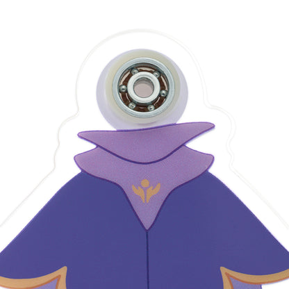 Sky Acrylic Wobbly Keychain - Weasel Mask