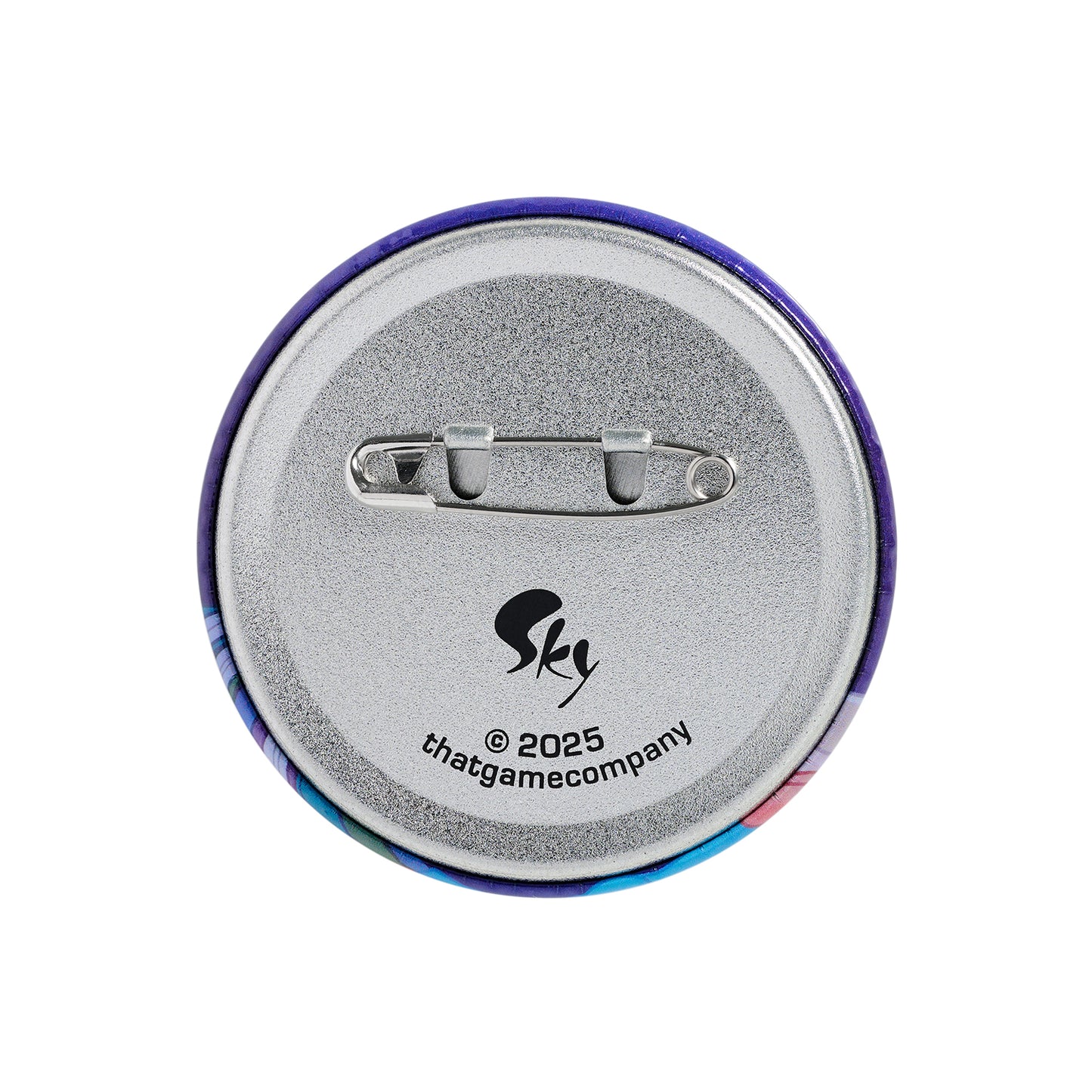 Sky Button Pin - Timid Bookworm