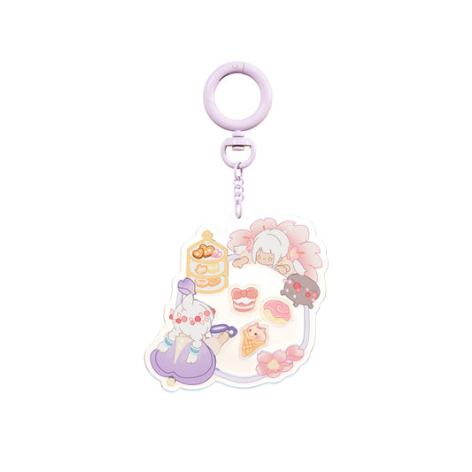 Sky Shaker Keychain Charm - Tea & Sweets