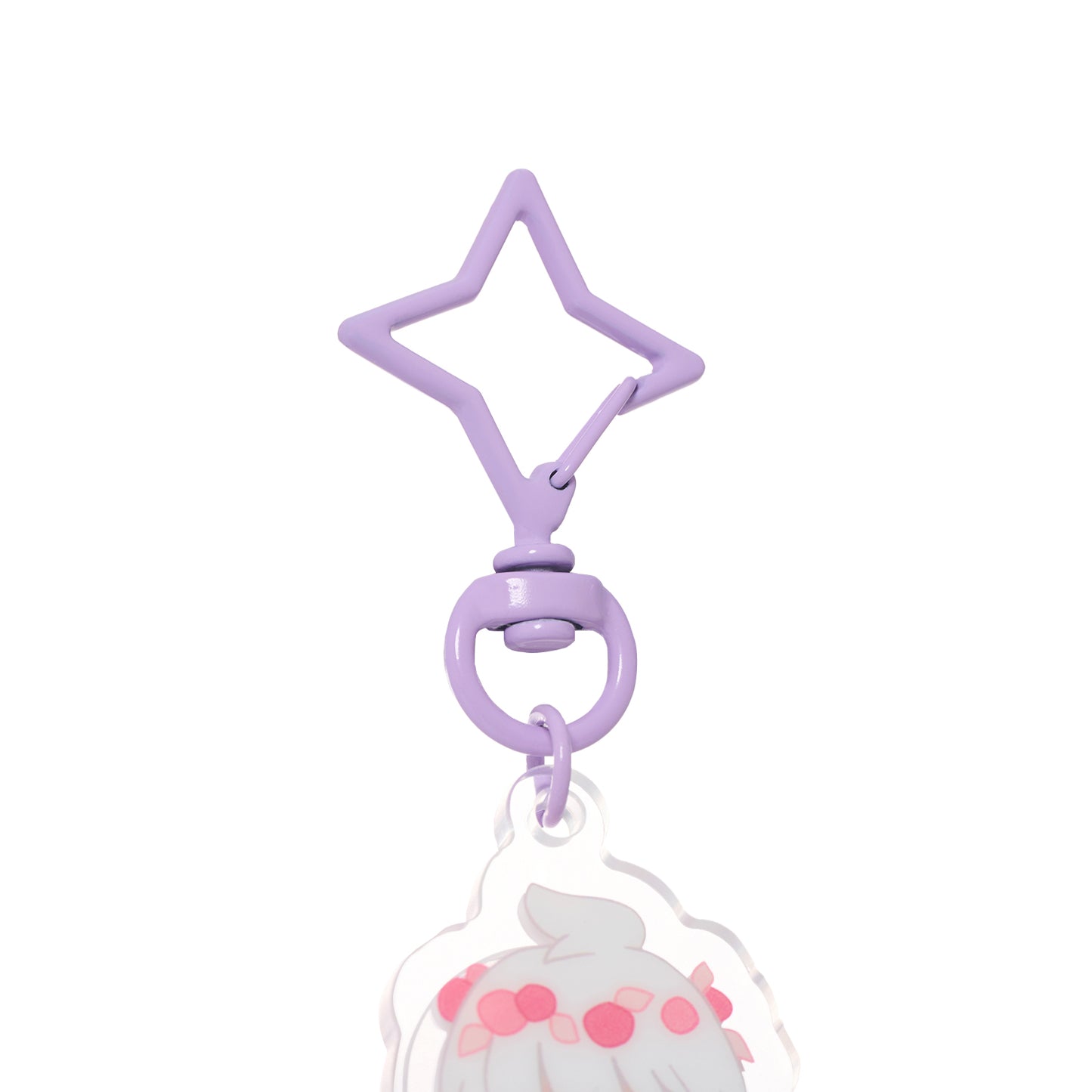 Sky Acrylic Wobbly Keychain - Wisteria