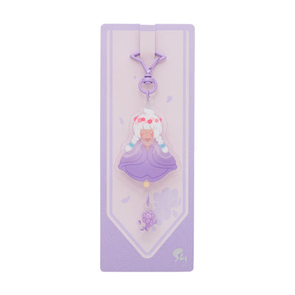 Sky Acrylic Wobbly Keychain - Wisteria
