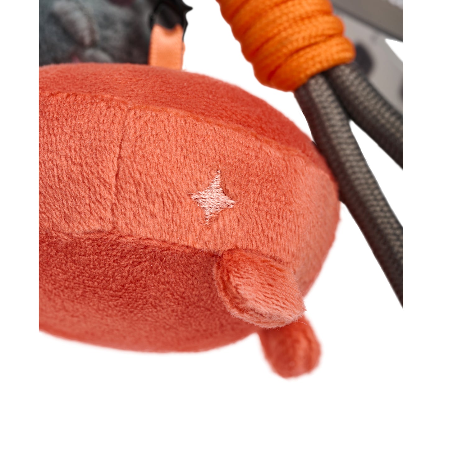 Angry Crab Plush Keychain Charm