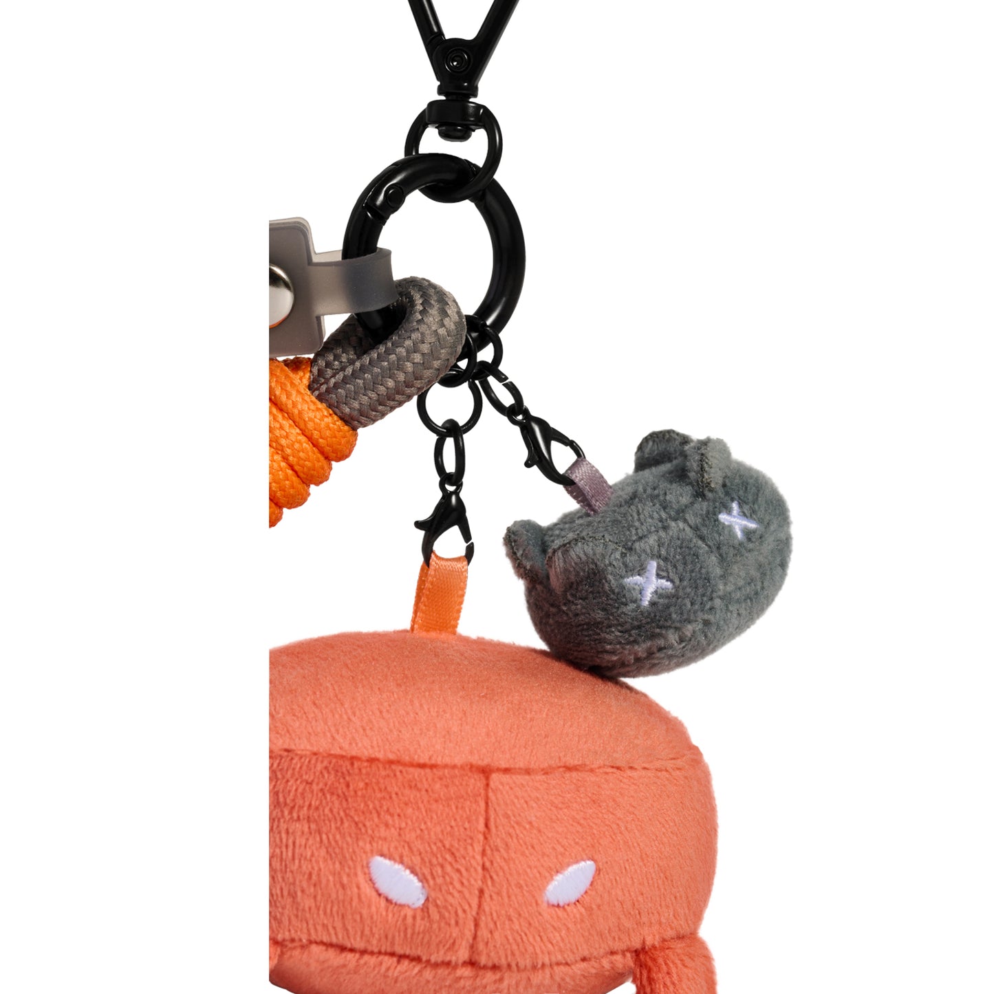 Angry Crab Plush Keychain Charm