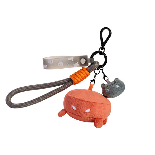 Angry Crab Plush Keychain Charm