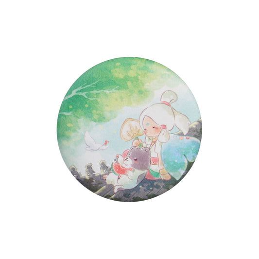 Sky Button Pin - Midsummer Leisure