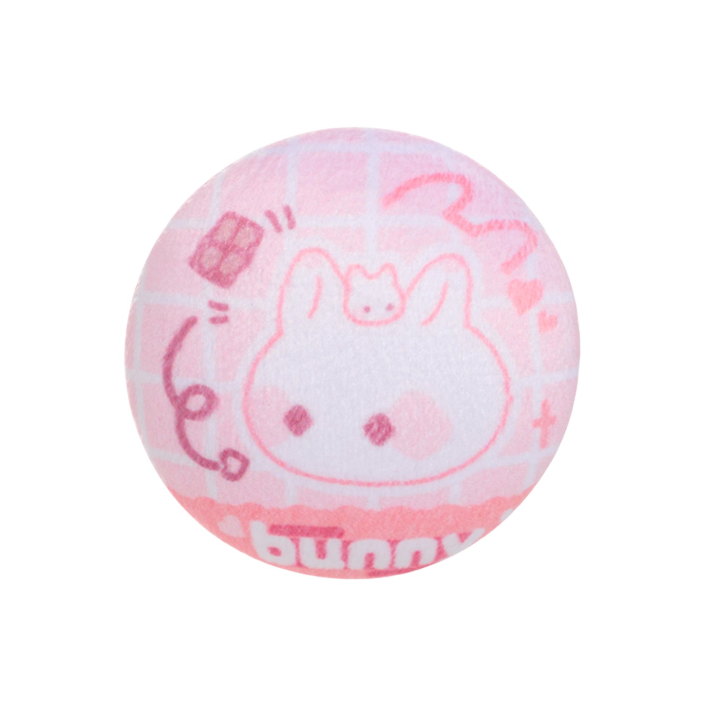 Sky Flocked Button Pin
