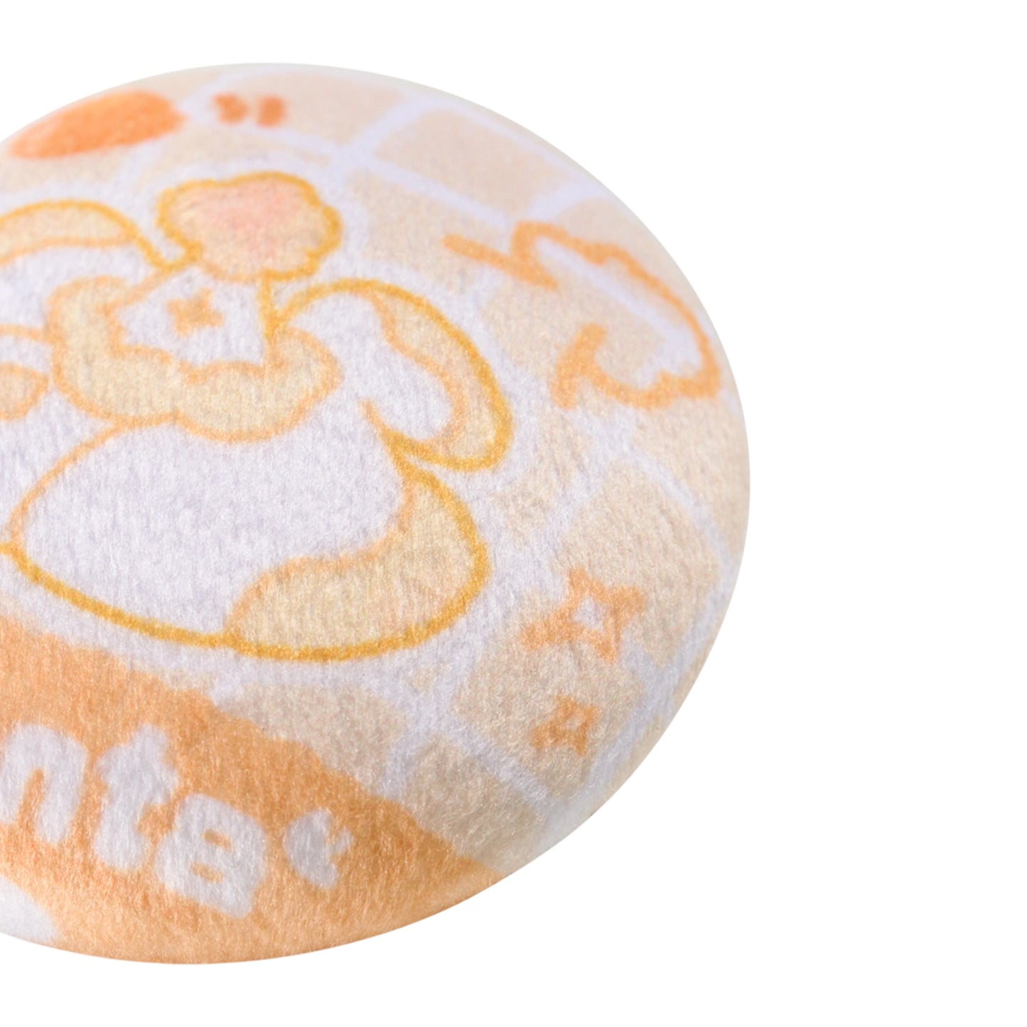 Sky Flocked Button Pin