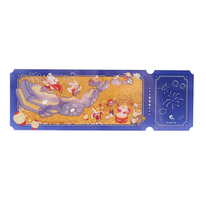 아크릴 퀵샌드 글리터 티켓 - 행복의 날