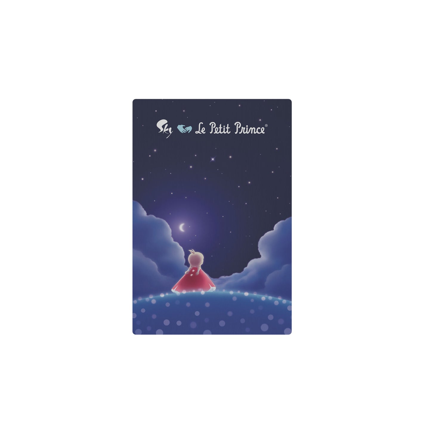 Sky × 어린 왕자 렌티큘러 엽서 - 별빛 사막