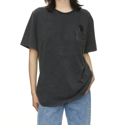 다크 드래곤 포켓 티셔츠